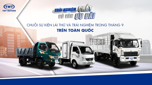 Chuỗi sự kiện lái thử xe tải của TMT Motors trên toàn quốc tháng 9