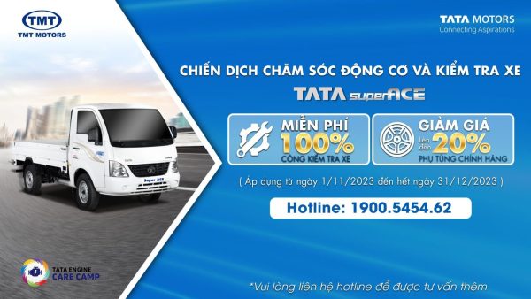 Chiến dịch chăm sóc động cơ và Kiểm tra xe Tata Super Ace