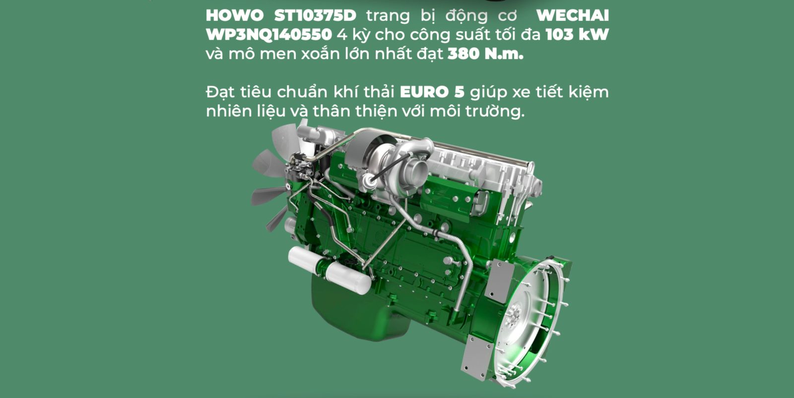 Động cơ Diesel WECHAI WP3NQ140550 4 kỳ